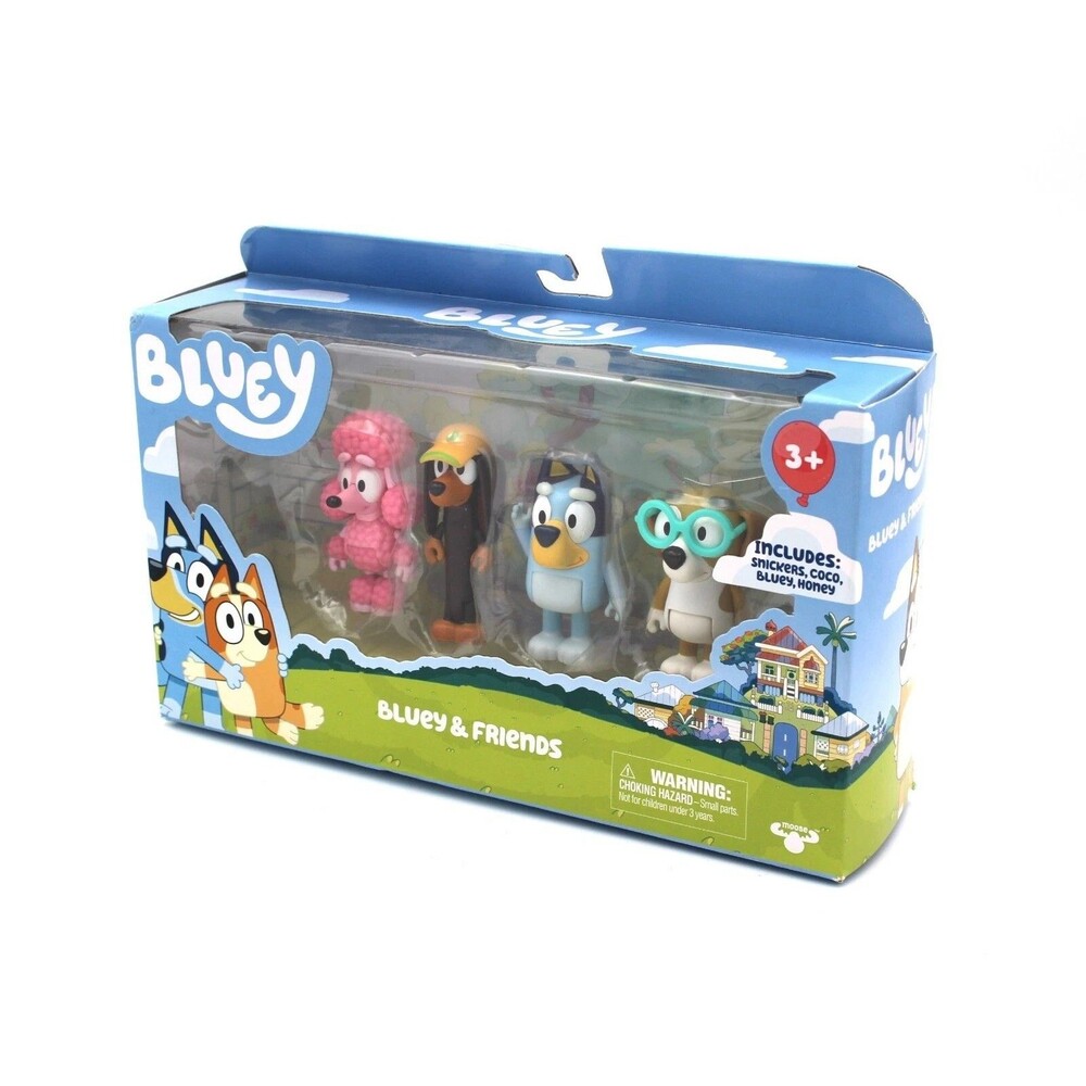 Bluey & Friends 4-Pack Bluey Snickers Coco Honey & Bluey Cocoa Mug ALL NEW